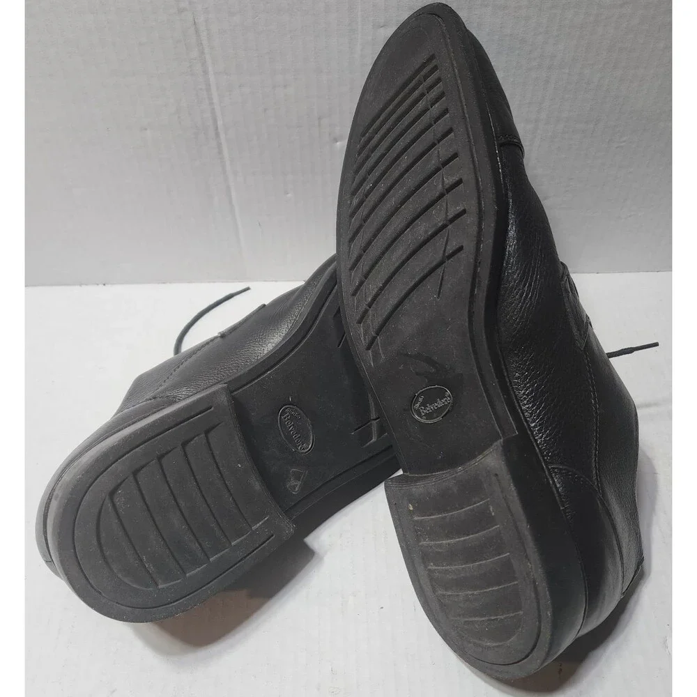 Belvedere Duke Leather Lace Up Cap Toe Oxford Black Derby Men's Shoes Size 13 D
